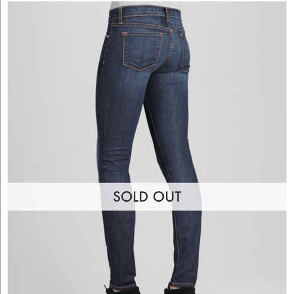 J Brand 811 Mid Rise Skinny Jeans in Dark Vintage - Picture 5 of 9